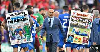 Italiaanse media maken Azzurri met de grond gelijk na uitschakeling: ‘Dit was een horror-EK’