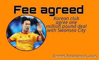Swansea City and Gwangju FC agree a one million pound fee