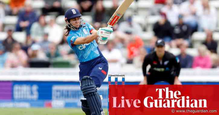 England v New Zealand: hosts set target of 142 to win second women’s ODI – live