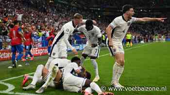 Engeland voegt zich na sensationele ontsnapping tegen Slowakije bij laatste acht op het EK