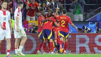 4:1! Deutschland im EM-Viertelfinale gegen Spanien