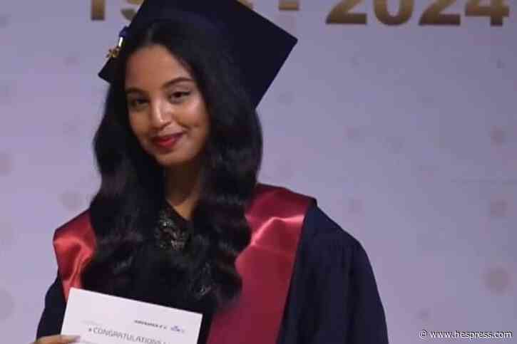 تلميذة مغربية تحظى بالتكريم في دبي