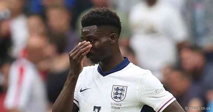 Gareth Southgate responds to criticism after playing Bukayo Saka left-back for England