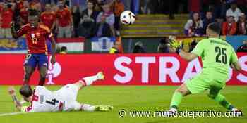 Nico Williams hace un gol marca de la casa en la Eurocopa