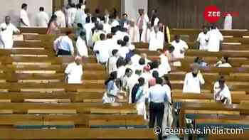 Opposition INDIA MPs Stage Walkout In Parliament Over NEET Irregularities
