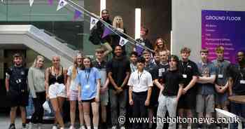 Kyle Walker visits Bolton sixth form to inspire young women