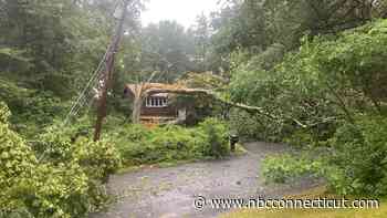 Strong storm brings down trees, power lines across Conn.