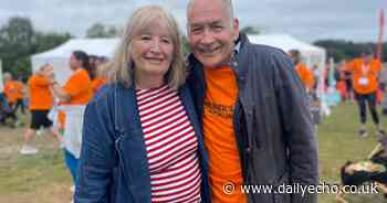 Alastair Stewart at Alzheimer’s Research’s Walk for a Cure