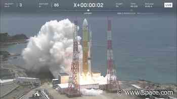 Japan launches advanced Earth-observing satellite on 3rd flight of H3 rocket (video)