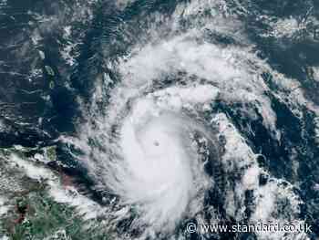 What are the hurricane categories as Hurricane Beryl hits the Caribbean?