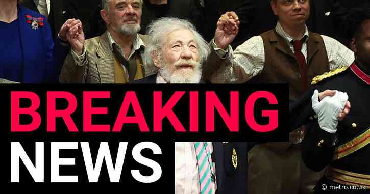 Sir Ian McKellen, 85, gives devastating update after falling from stage during theatre show