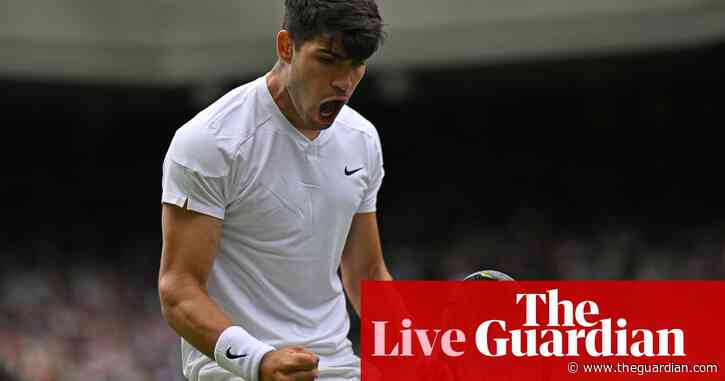 Wimbledon 2024: Alcaraz beats Lajal, Zarazua v Raducanu, Sabalenka out with injury – live