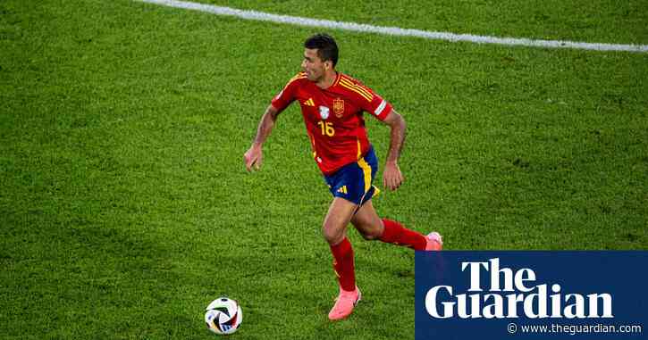 ‘Perfect computer’ Rodri is linchpin for Spain with tempered demeanour