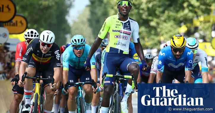 Biniam Girmay becomes first black African to win Tour de France stage