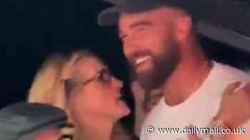 Amateur lip reader 'reveals' what Julia Roberts REALLY said to Travis Kelce as fans freak out over moment actress grabs Taylor Swift's boyfriend during Dublin Eras Tour gig