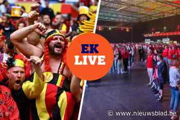LIVE EK. “Tous ensemble!” Belgische fans zingen spelers toe in stadion - Supporters verzamelen voor grote schermen