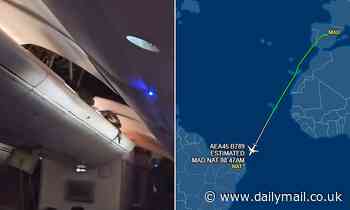 Horrifying moment turbulence injures 30 and forces Air Europa flight to make emergency landing in Brazil