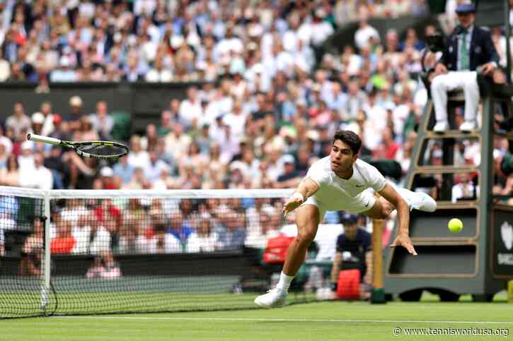 Carlos Alcaraz kicks off Wimbledon title defense run