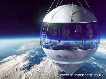 Thrill seekers can now travel to the edge of space space in a giant hot air balloon for £100k