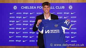 Chelsea complete the signing of highly-rated 18-year-old Marc Guiu from Barcelona for £5m with striker signing a five-year deal