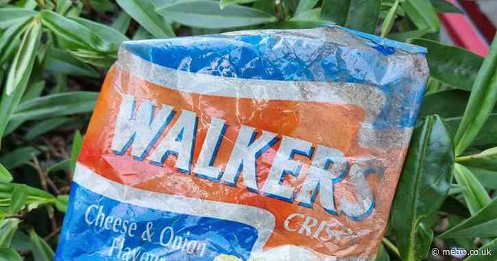 Packet of Walkers crisps from nearly 30 years ago found intact