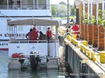 Kingston Water Taxi makes inaugural passenger voyage Canada Day