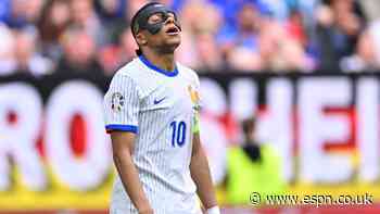 Euro 2024 Daily: Mbappe struggles again as France get lucky