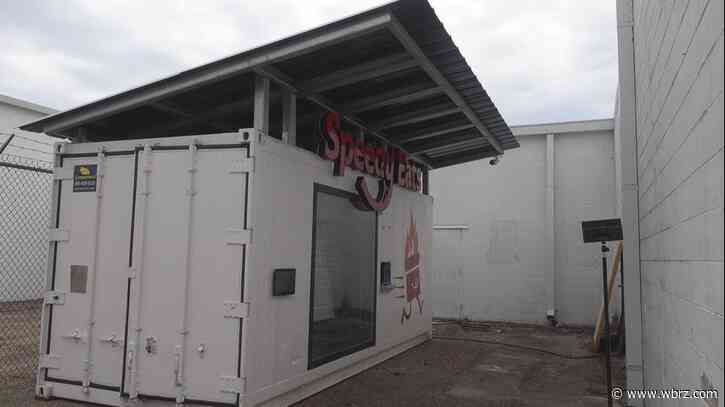 Speedy Eats, an unmanned drive-thru, is being manufactured in Baton Rouge