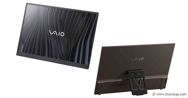 At 0.72 pounds, Vaio’s first portable monitor is one of the lightest ever