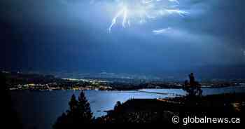 Severe thunderstorm warning issued for parts of Okanagan, Shuswap and Thompson