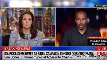 'I'm in Pampers!' Van Jones hits back at dogged Democrats who labelled Biden critics 'bedwetters' - as he challenges 81-year-old president to an unscripted sit down interview