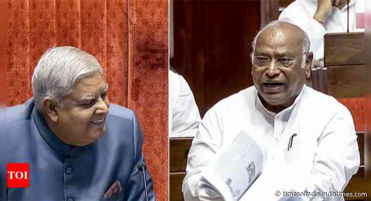 'Never in history ...': Dhanhkar & Kharge clash again in Rajya Sabha
