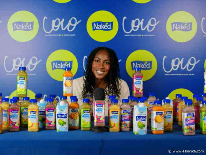 She Stays Winning: Tennis Star Coco Gauff Secures Brand Deal With The Naked As Its “Chief Smoothie Officer” 