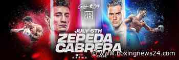William Zepeda vs. Giovanni Cabrera Undercard for Saturday