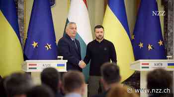 Ein Überraschungsbesuch in Kiew: Orban und Selenski haben sich viel zu sagen