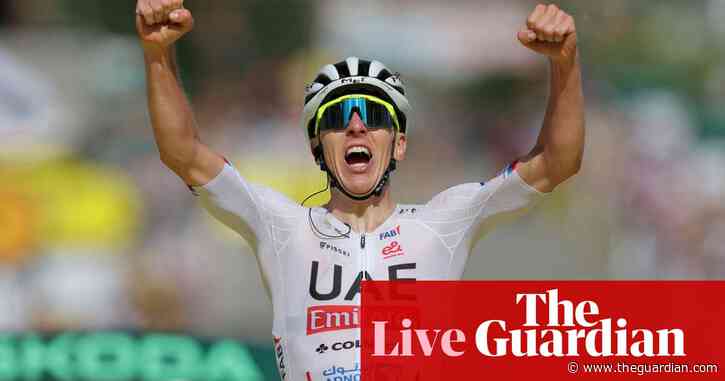Tour de France 2024: Pogacar powers back into yellow with victory on stage four – live