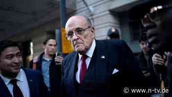 Falsche Aussagen zur US-Wahl: Giuliani darf nicht mehr als Anwalt arbeiten