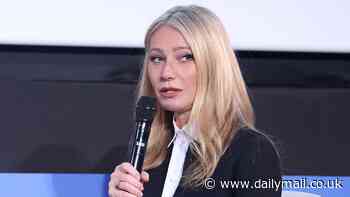 Gwyneth Paltrow is cornered at Delta check-in desk in Rome by reporter grilling her about Saudi engagements