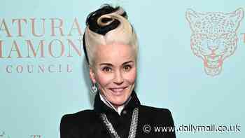 RICHARD EDEN: Daphne Guinness, 56, is writing a memoir about her wild life from being taken hostage by a violent schizophrenic at five to bullied in school due to a fascist relative and becoming the most colourful character in fashion