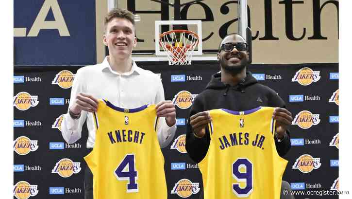 Swanson: Dalton Knecht, Bronny James journey into Lakers’ spotlight