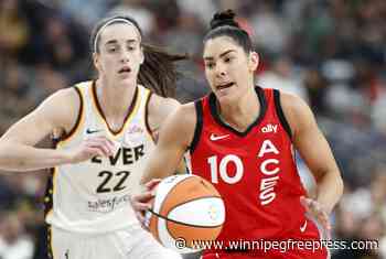 Plum scores 34, Aces beat Fever 88-69 in front of fifth-largest crowd in WNBA history