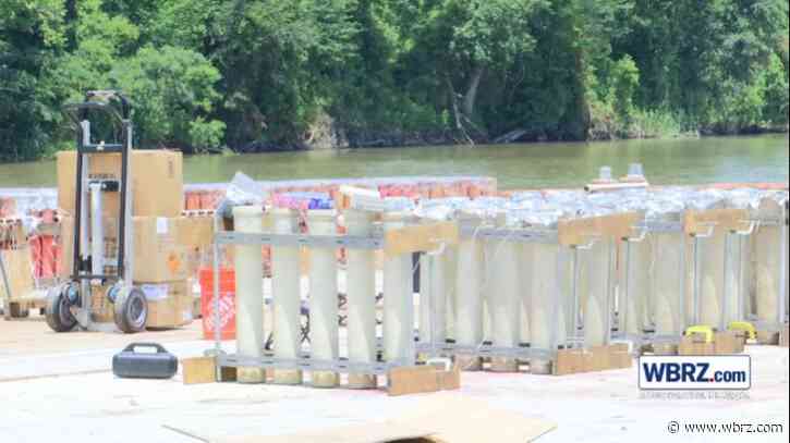 New preparation for this year's Fireworks on the Mississippi