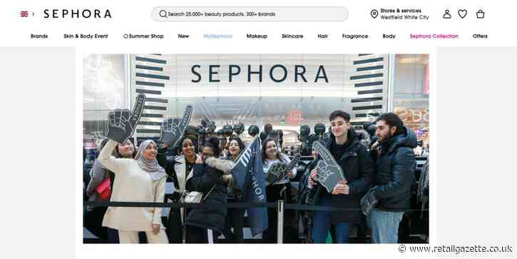 Sephora rolls out loyalty scheme to UK