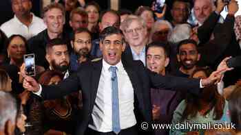 Last 24 HOURS to election day: Rishi Sunak begs voters not to hand Labour 'unchecked' power after he is boosted by backing from Boris Johnson - with Tories admitting Keir Starmer is set for 'landslide on a scale never seen before'