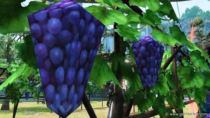 Grape news: Final Fantasy 14's beloved low-poly grapes are still appropriately polygonal after the MMO's huge graphics update