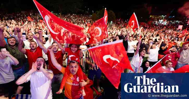 Turkey fans go wild in Istanbul and take over Berlin as team advance – video