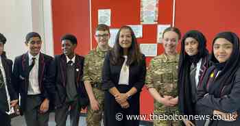 Bolton's Yasmin Qureshi visits King’s Leadership Academy