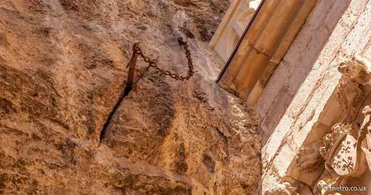 French ‘Excalibur’ sword lodged in rock for 1,300 years mysteriously disappears