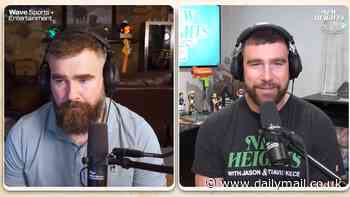 Travis and Jason Kelce announce New Heights is taking a BREAK - and joke that they don't know when the next episode of their hit podcast will be