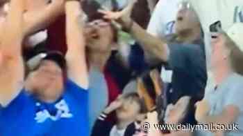 Shock moment huge Shohei Ohtani home run hits a kid in the HEAD during LA Dodgers' win over Diamondbacks